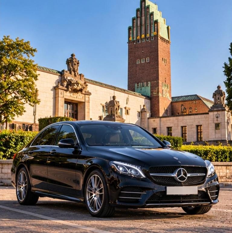 Mercedes C-Klasse darmstadt mathildenhöhe – Flughafentransfer Frankfurt