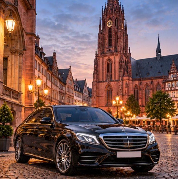 Mercedes Limousine dom altstadt – Flughafentransfer Frankfurt